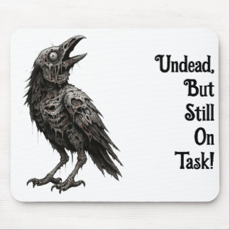 Mousepad Zombified Crow