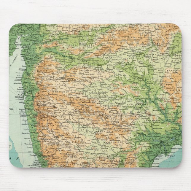 Mousepad Zona Sul da Índia (Frente)