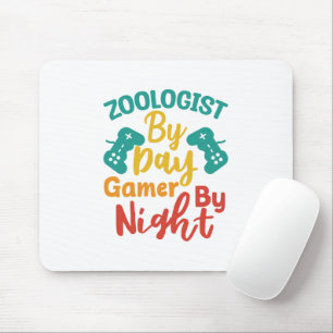 Mousepad Zoólogo Por Jogador De Dia À Noite