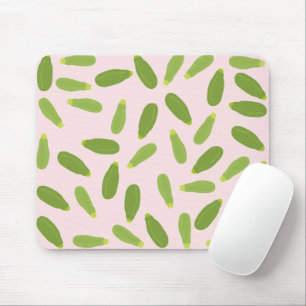 Mousepad Zucchini Courgette Summer Squash Pattern