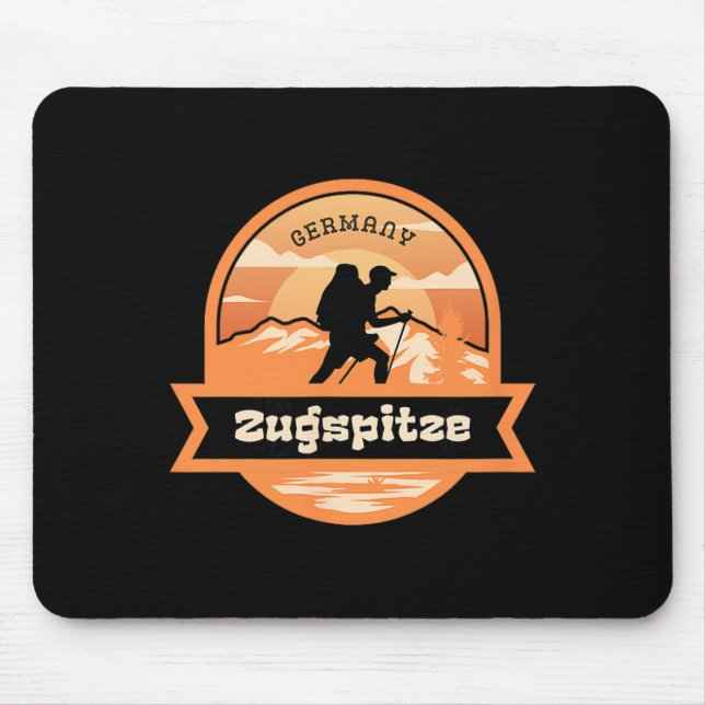Mousepad Zugspitze Climbing Germany Alps Mountains Tyrol Hi (Frente)