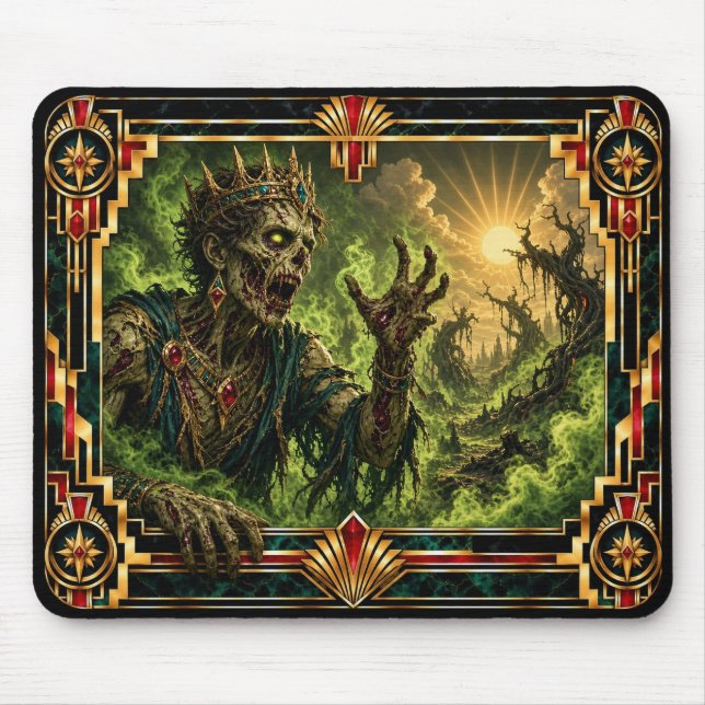 Mousepad Zumbi, Mítico Art Déco (Frente)