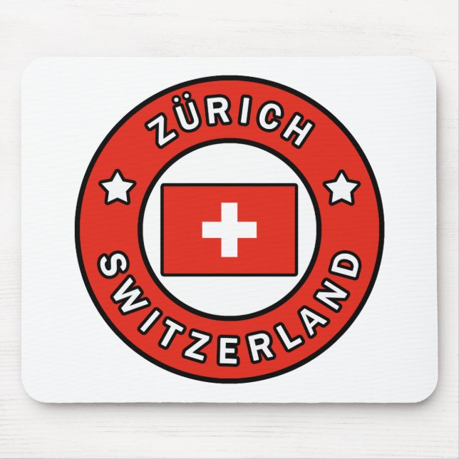 Mousepad Zürich Suiça (Frente)