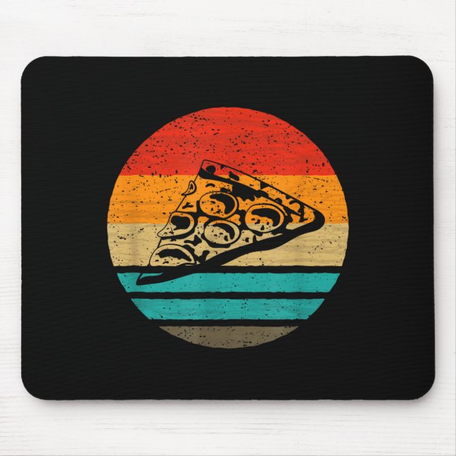 Mousepad Zza Slice Retro Style Vintage  (Frente)