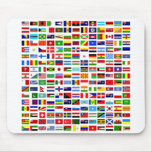 Mousepads Bandeiras do Mundo