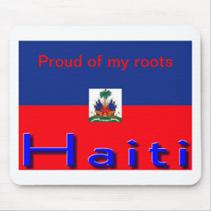 Mousepads com bandeira do Haiti