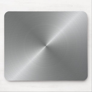 Mousepads com textura metálica de prata