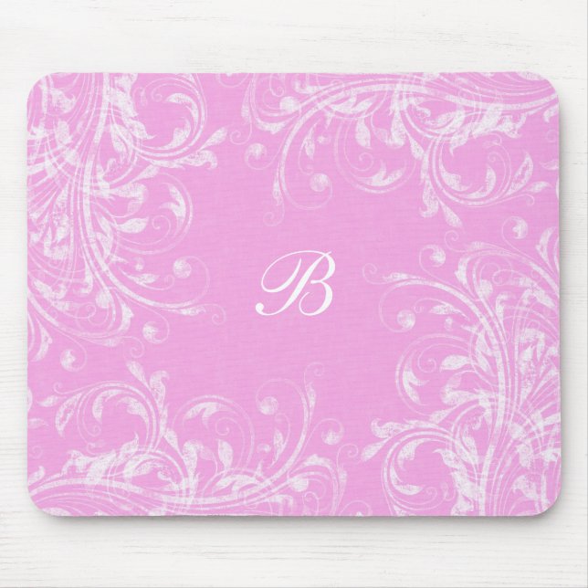 Mousepads feminino cor-de-rosa (Frente)