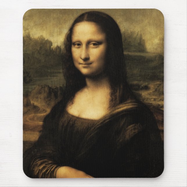 Mousepads Vintage Art Monalisa Large (Frente)