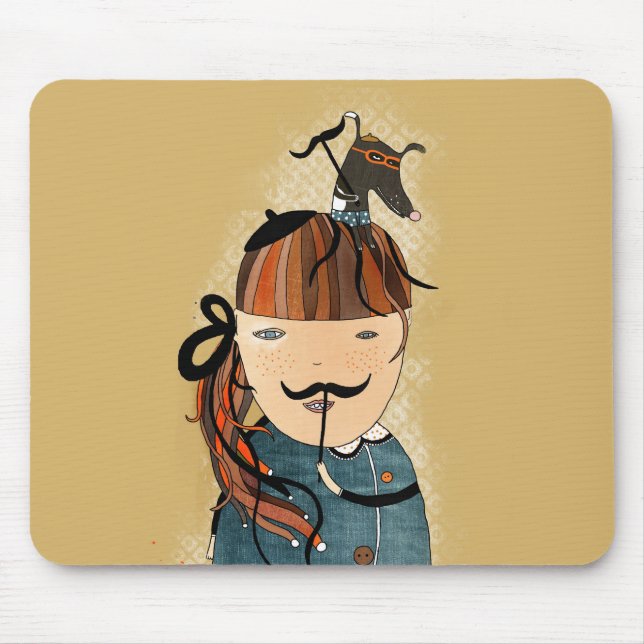 Moustache MousePad by Krize (Frente)