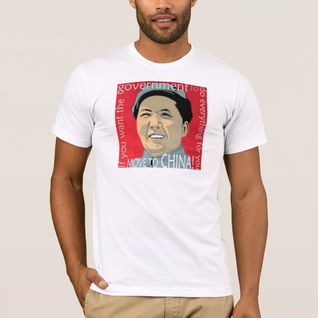 Mova-se para o t-shirt básico de China (Frente)