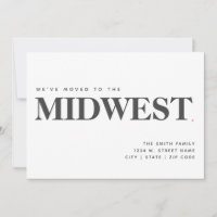 Movemos o Midwest Novo Anúncio Moderno do Centro-O