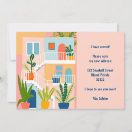 Movendo Anúncio Novo Endereço Apartamento Colorido