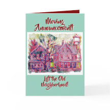 Movendo Cartão de Saudação de Anúncio