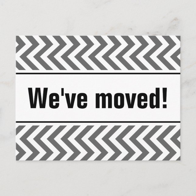 Movendo cartões postais com impressão de faixas de (Frente)