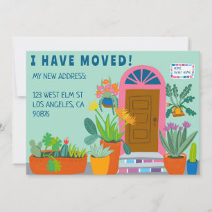 Movendo Endereço de Anúncio Colorido Porta Frontal