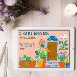 Movendo Endereço de Anúncio Colorido Porta Frontal