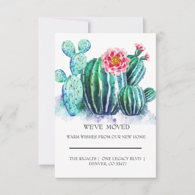 movendo-se para casa do Cactus (Frente)