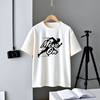 Mover Em T-Shirt Motivacional Em Execução