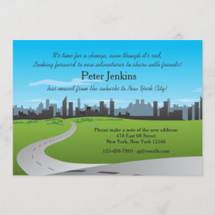 Mover-se para o anúncio movente da cidade