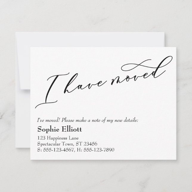 Movi Um Novo Anúncio De Endereço (Frente)