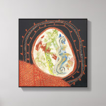 Movimentação de Espaços 1 Canvas de Impressão