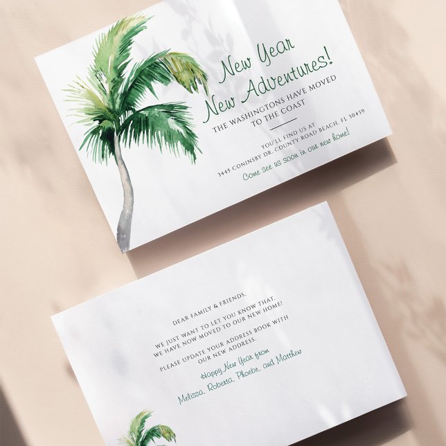 Movimentamos a Árvore de Palma Ano Novo Anunciando (Criador carregado)