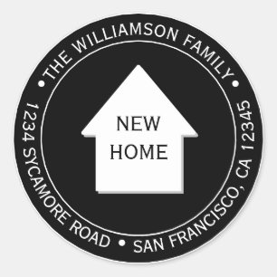 Movimentamos a nova etiqueta de endereço residenci