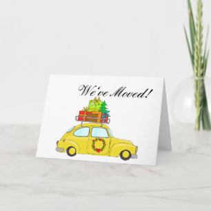 Movimentamos Carro e Cartão de Natal de Árvore