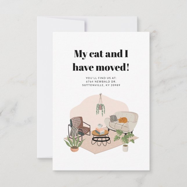 Movimentamos o anúncio de mudança de endereço Boho (Frente)