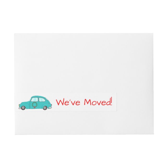 Movimentamos o carro com a etiqueta de Natal (Frente)