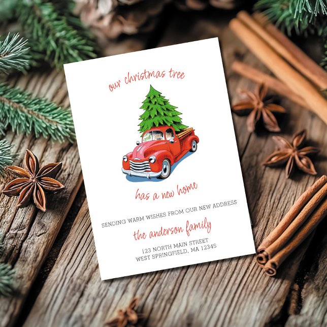 Movimentamos o cartão de Natal Novo Endereço Camin (Criador carregado)