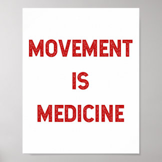 Movimento é Poster de Inspiração de Workout Medici