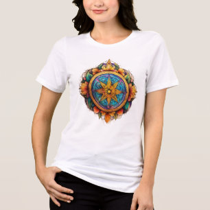 Movimento sem fim: Roda russa do T-Shirt em progre