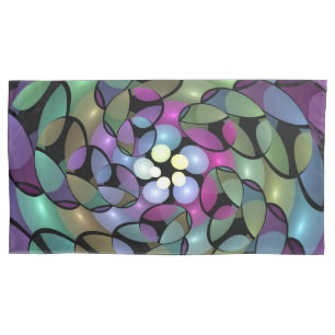 Movimentos Coloridos Arte Fractal Abstrata Marcant