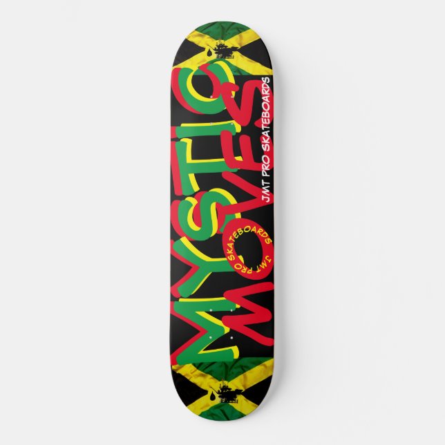 MOVIMENTOS MÍSTICOS  8 1/4" Deck de Skateboard (Frente)