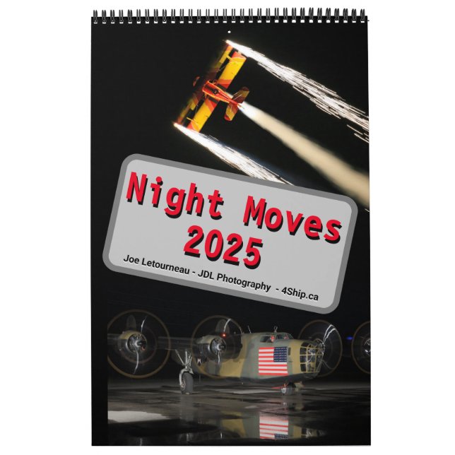 Movimentos Noturnos de 2025... Digite o calendário (Capa)