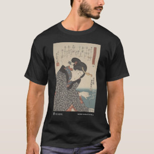 Moxibustion japonês - t-shirt preto
