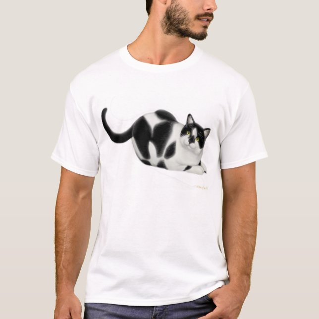Moxie o t-shirt do gato (Frente)