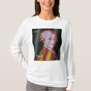 Mozart com "como" o t-shirt gráfico