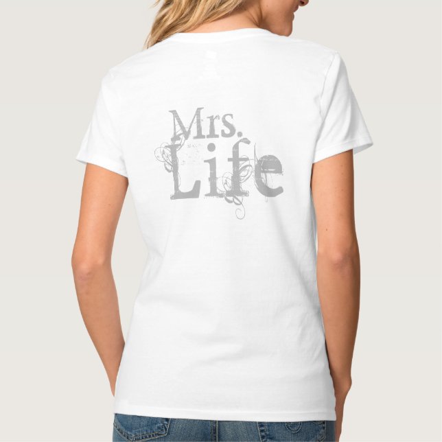 Mr & Mrs. Good Life T-Shirts (Verso)