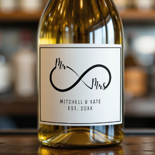 Mr & Mrs Infinity Symbol Wedding