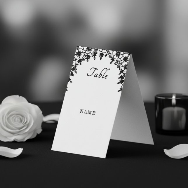 Mr & Mrs Wedding Dress Tuxedo Floral Place Card (Mr & Mrs Wedding Dress Tuxedo Floral Place Card
)