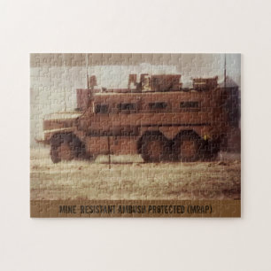 MRAP 10 x 14 Quebra-cabeça de fotografia