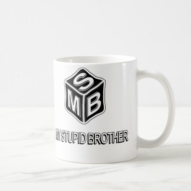 MSB minha caneca de café do irmão estúpido grande (Direita)
