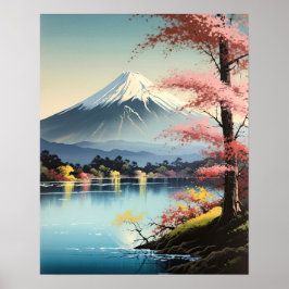 Mt. Fuji Impressão de Arte Japonês