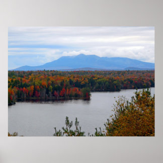 Mt. Katahdin Em Poster De Queda