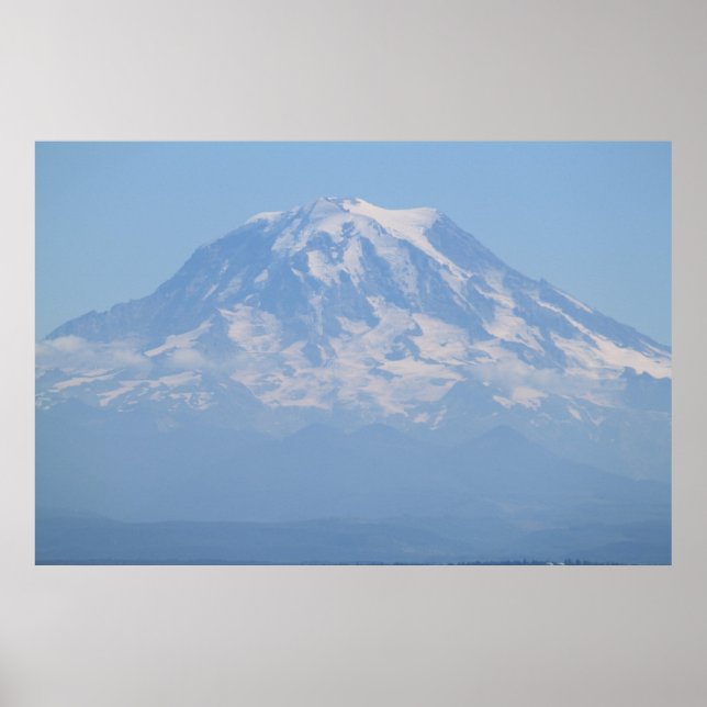 Mt Rainer Poster (Frente)