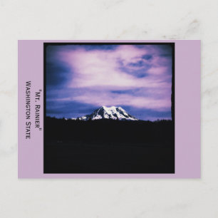 Mt. Rainier, Cartão postal do Estado de Washington
