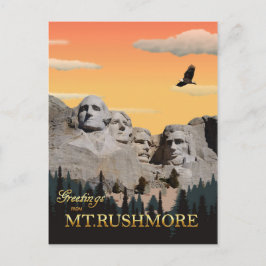 Mt. Rushmore, Cartão postal de Dakota do Sul